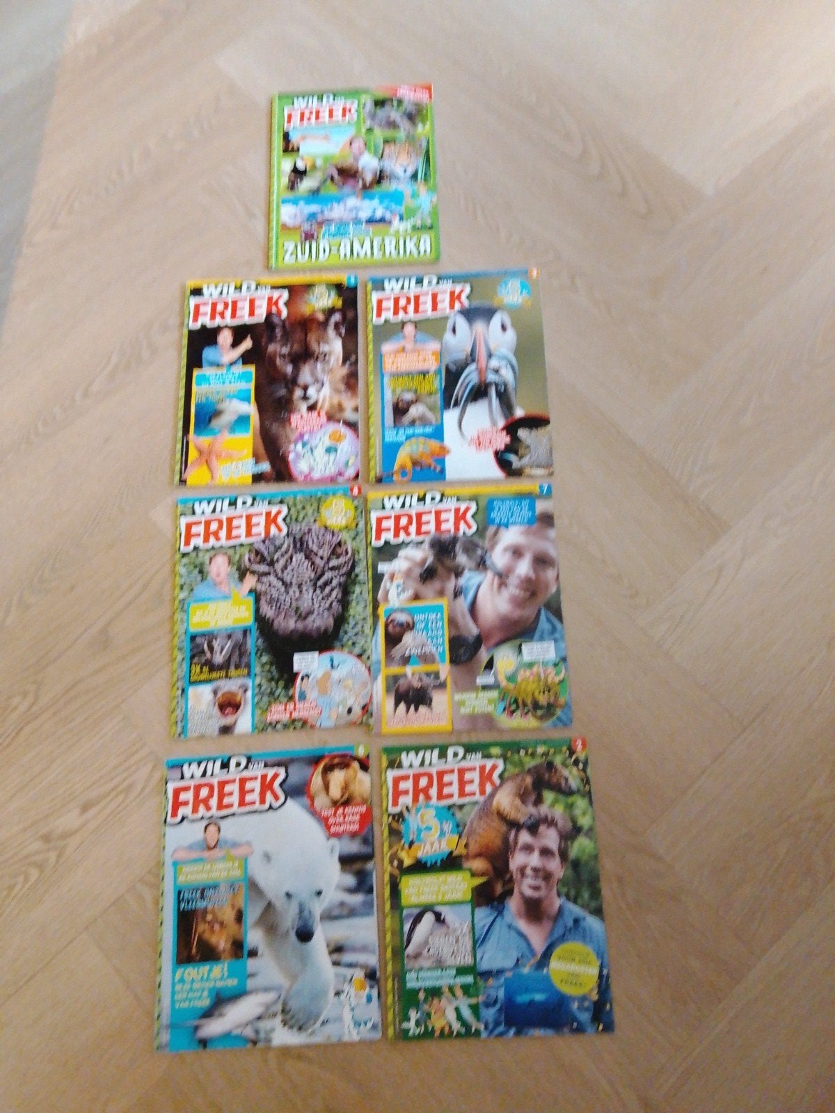 7 wild van Freek nummers 2021 plus mega poster in nummer 2., Boeken, Ophalen of Verzenden, Zo goed als nieuw, Wetenschap en Natuur