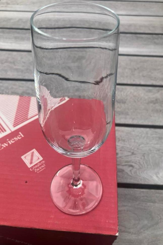 Cristallerie Zwiesel 6 champagne glazen kristal, Antiek en Kunst, Ophalen of Verzenden