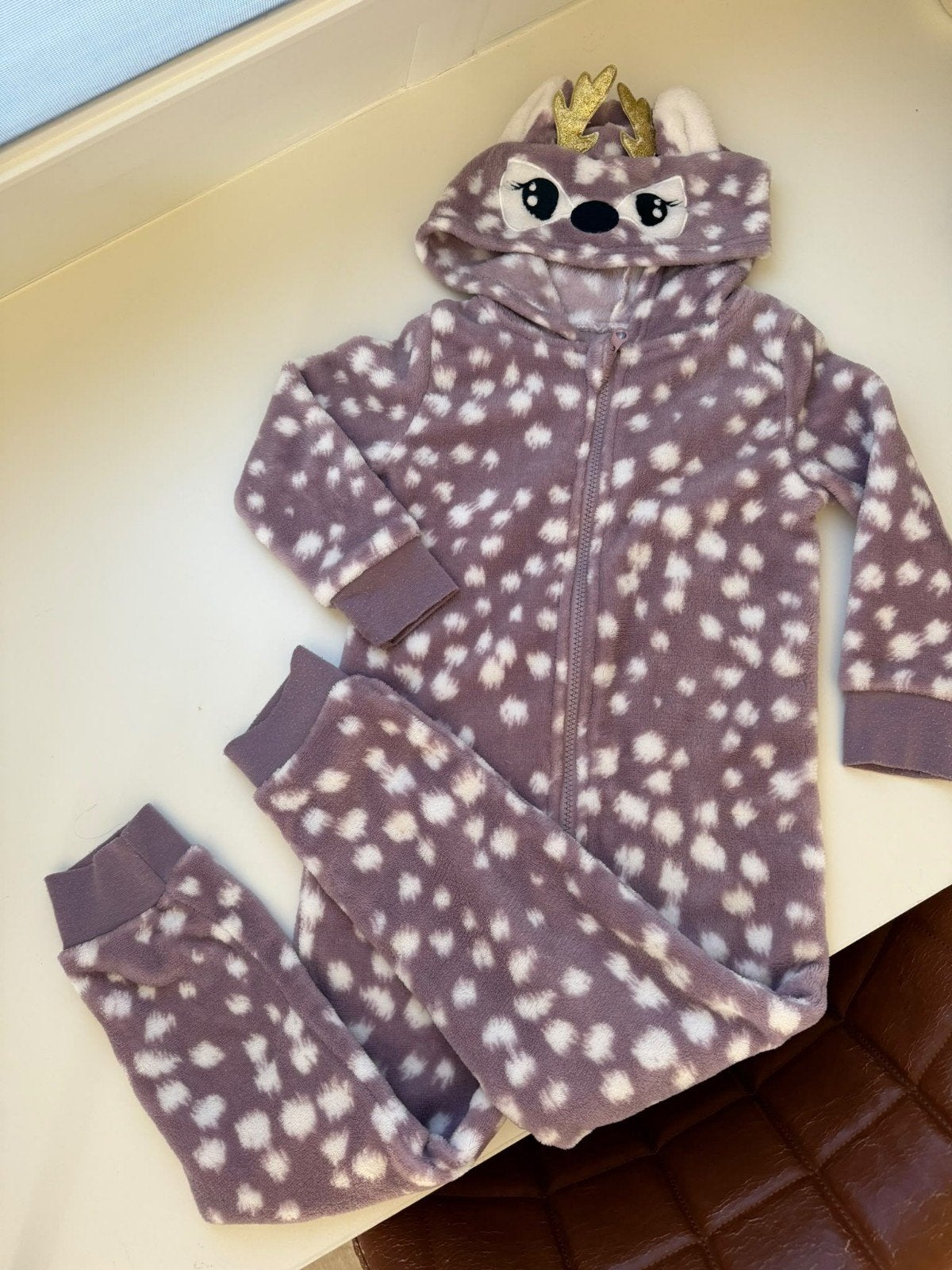 Onesie jumpsuit heerlijk zacht warm maat 110 uitstekende st, Nacht- of Onderkleding, Meisje, Ophalen of Verzenden, Zo goed als nieuw