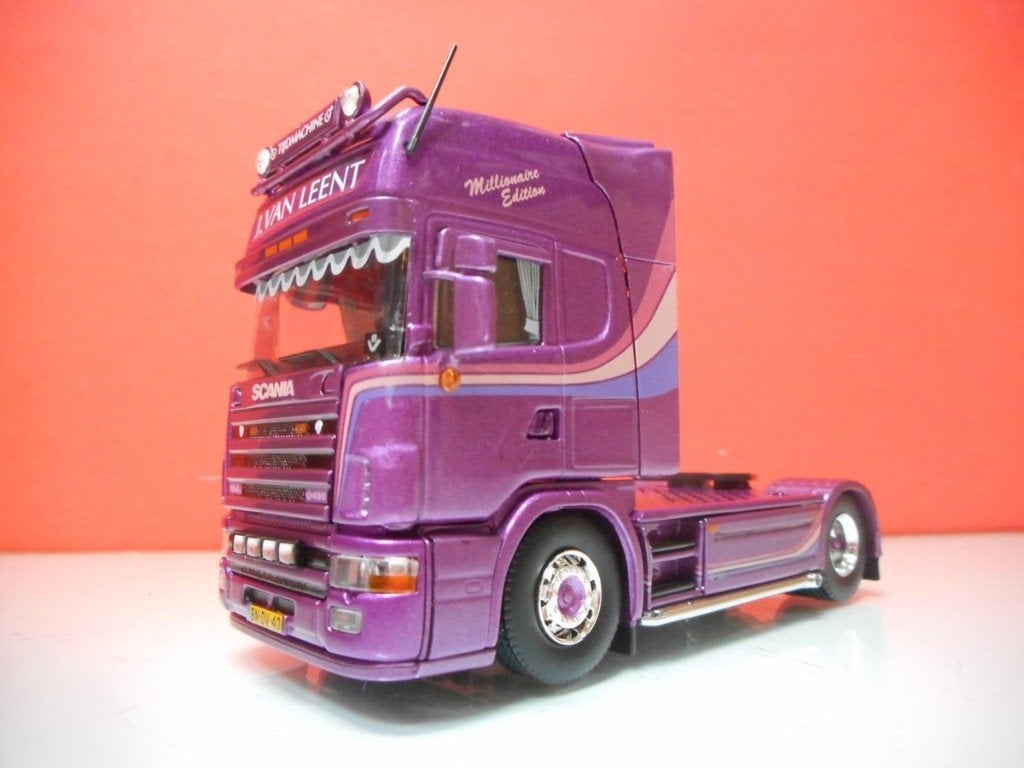 TEKNO SCANIA JARNO VAN LEENT 4-SERIE 84350, Ophalen of Verzenden, Nieuw, Bus of Vrachtwagen, Tekno
