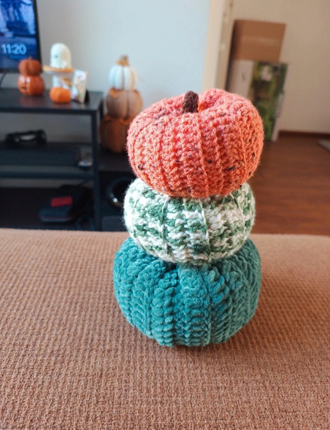 Gehaakte pompoenen - Herfst decoratie, Meerkleurig, Verzenden, Textiel, Landelijk