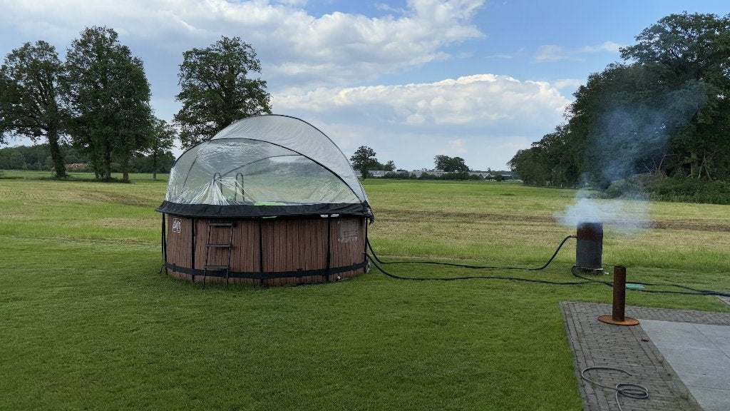 Opzetzwembad/zwembad/rond zwembad, Tuin en Terras, Ophalen, Gebruikt, 200 tot 300 cm, 80 tot 120 cm