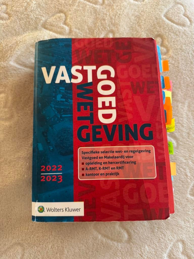 Vastgoedwetgeving boek, Ophalen of Verzenden, Gelezen, Overige uitgevers, Nederlands