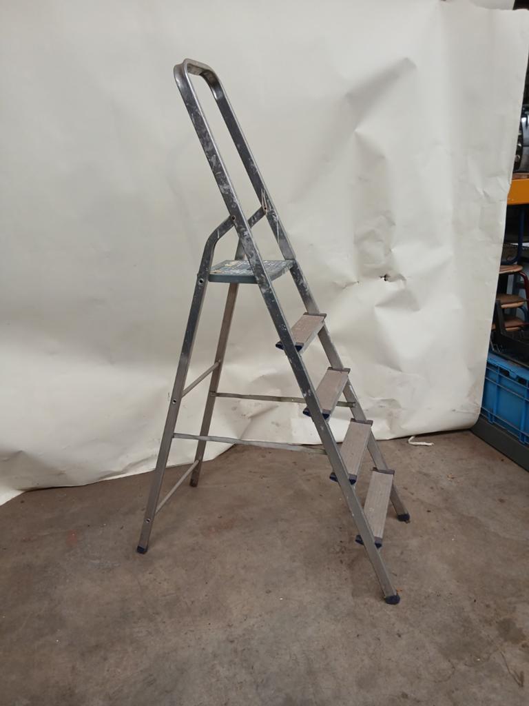 KwikKie Aluminium Trap - Gebruikt, 4 treden, Ophalen