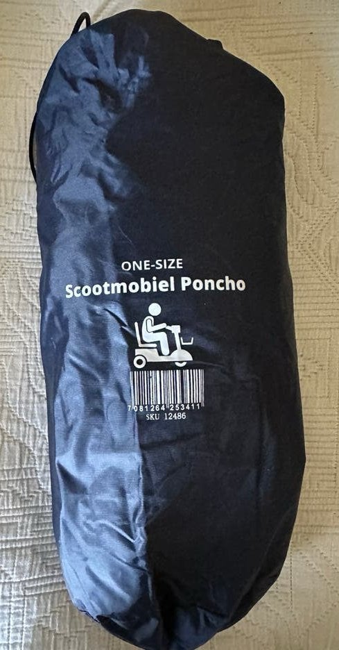 Poncho voor onverwachte regenbui op scootmobiel of rolstoel, Ophalen of Verzenden, Nieuw