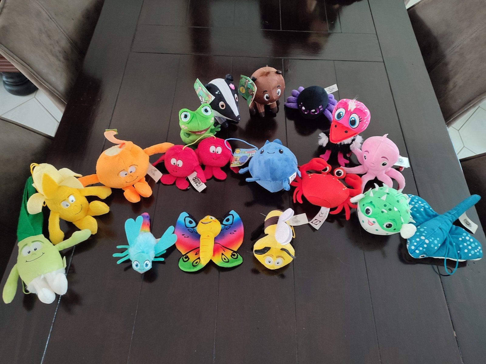 17 Lidl mini knuffels, Ophalen of Verzenden, Nieuw, Klein (minder dan 20 cm), Lidl