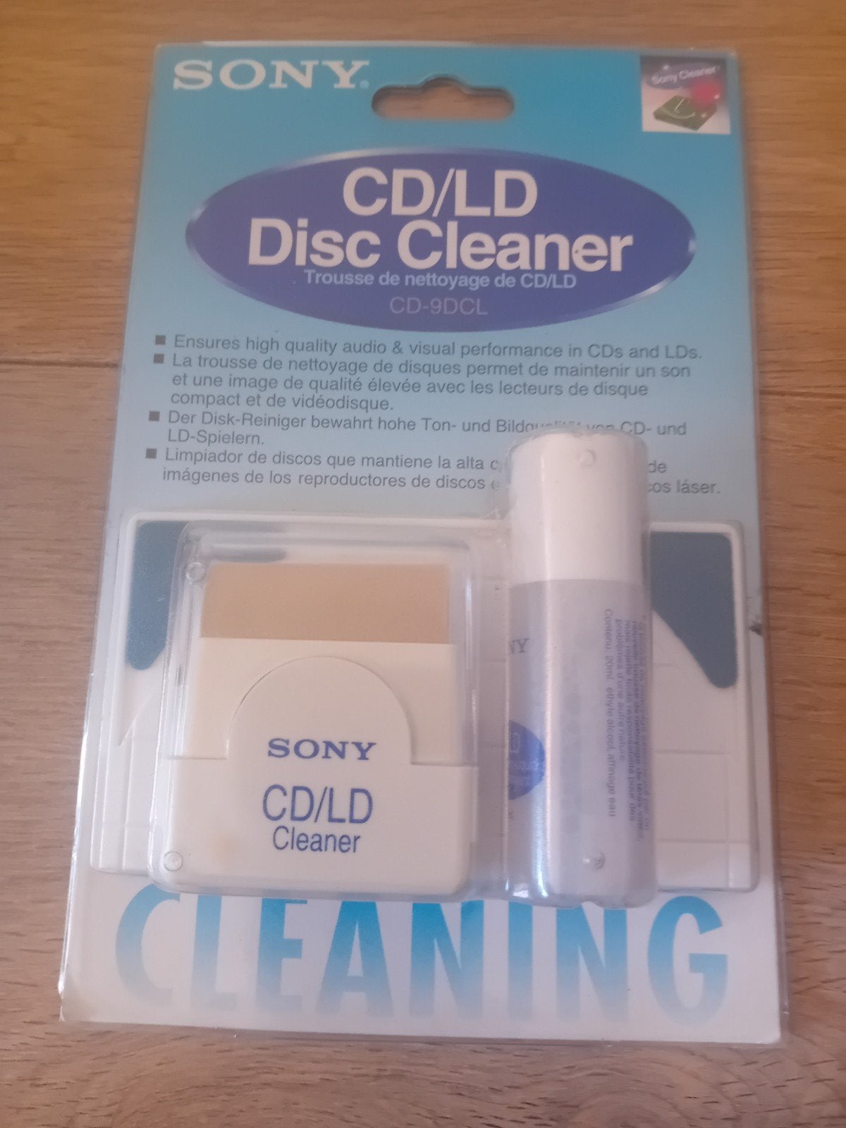 Cd ld disc cleaner nieuw in verpakking vintage!, Ophalen of Verzenden, Nieuw