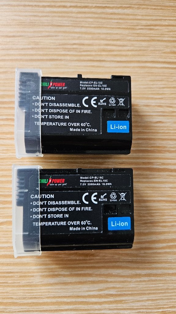 lithium accu set voor Nikon, Ophalen of Verzenden, Zo goed als nieuw, Oplaadbaar