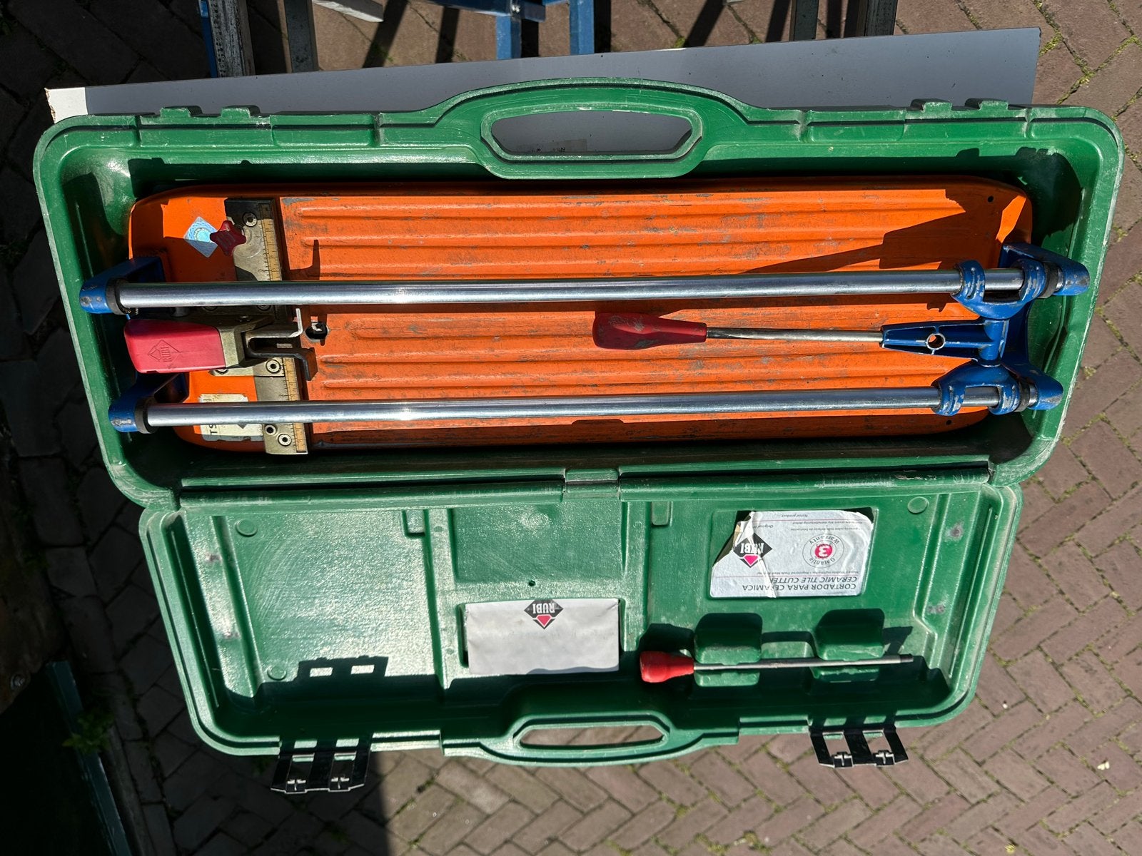 Rubi Tegelsnijder TS-50 in koffer - in goede staat!, Ophalen, Gebruikt