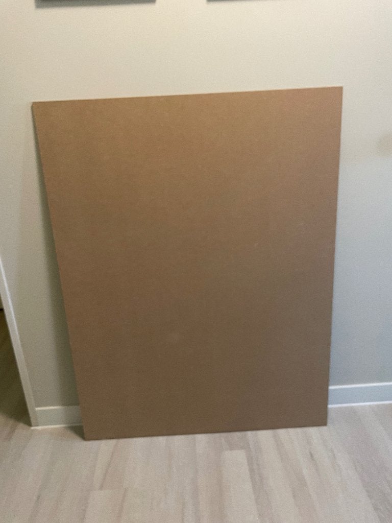 MDF plaat 122 x 93.5 x 0,6 cm, Doe-het-zelf en Verbouw, Ophalen, Minder dan 25 mm, Nieuw, Plank