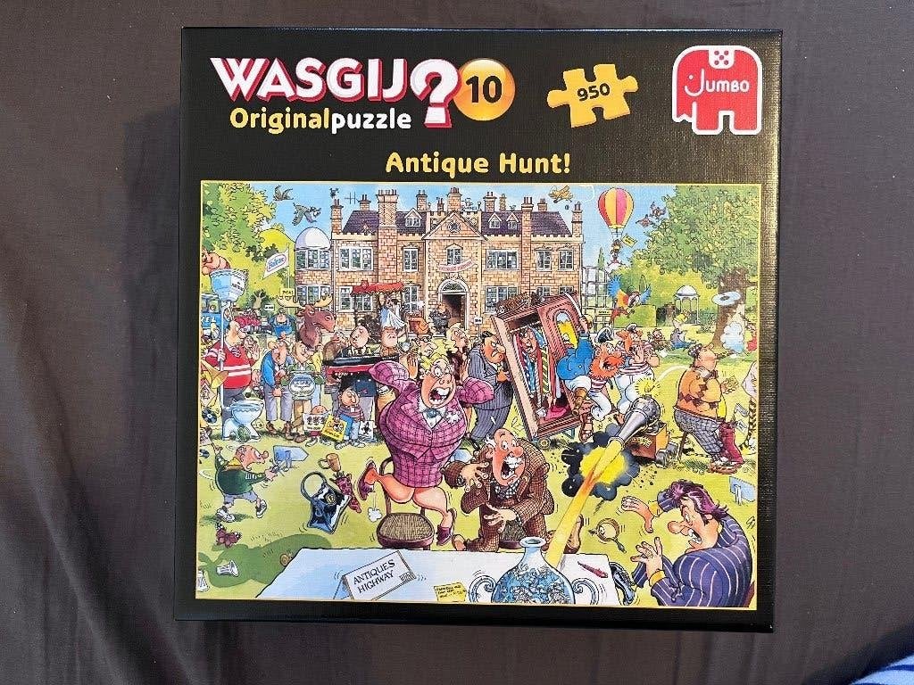 Wasgij puzzel antique hunt, Ophalen, 500 t/m 1500 stukjes, Zo goed als nieuw, Legpuzzel