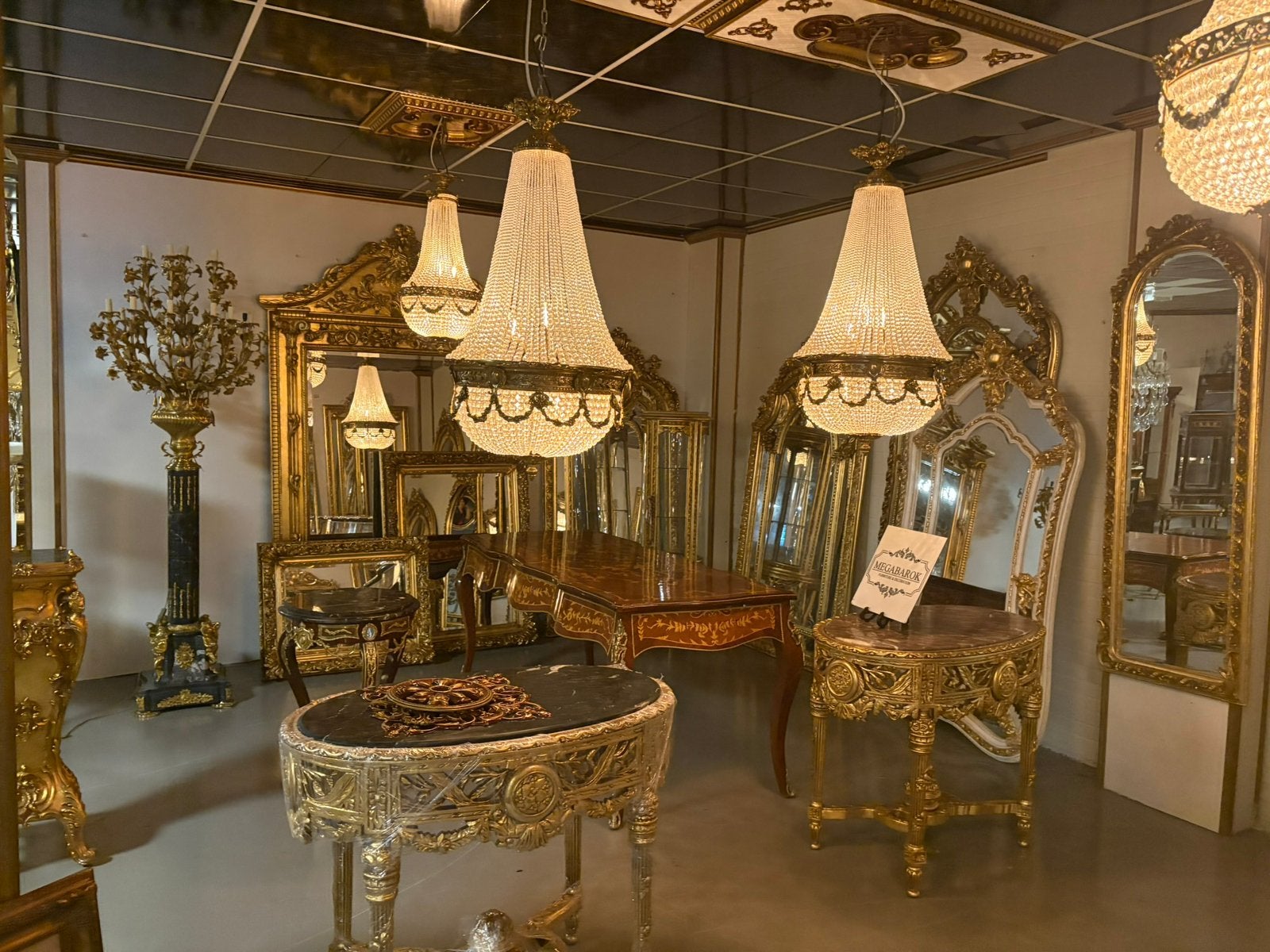 Barok spiegels meubels decoratie, Ophalen of Verzenden