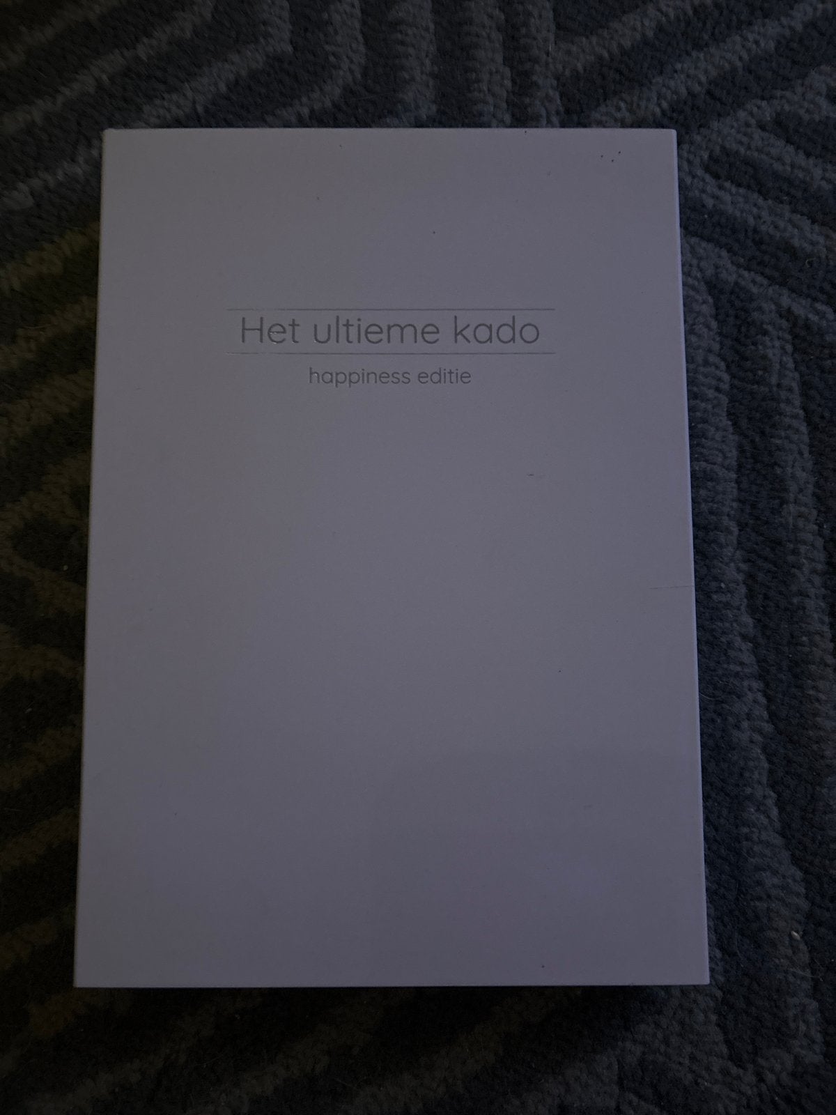 Het ultieme kado - happiness editie, Ophalen of Verzenden, Zo goed als nieuw