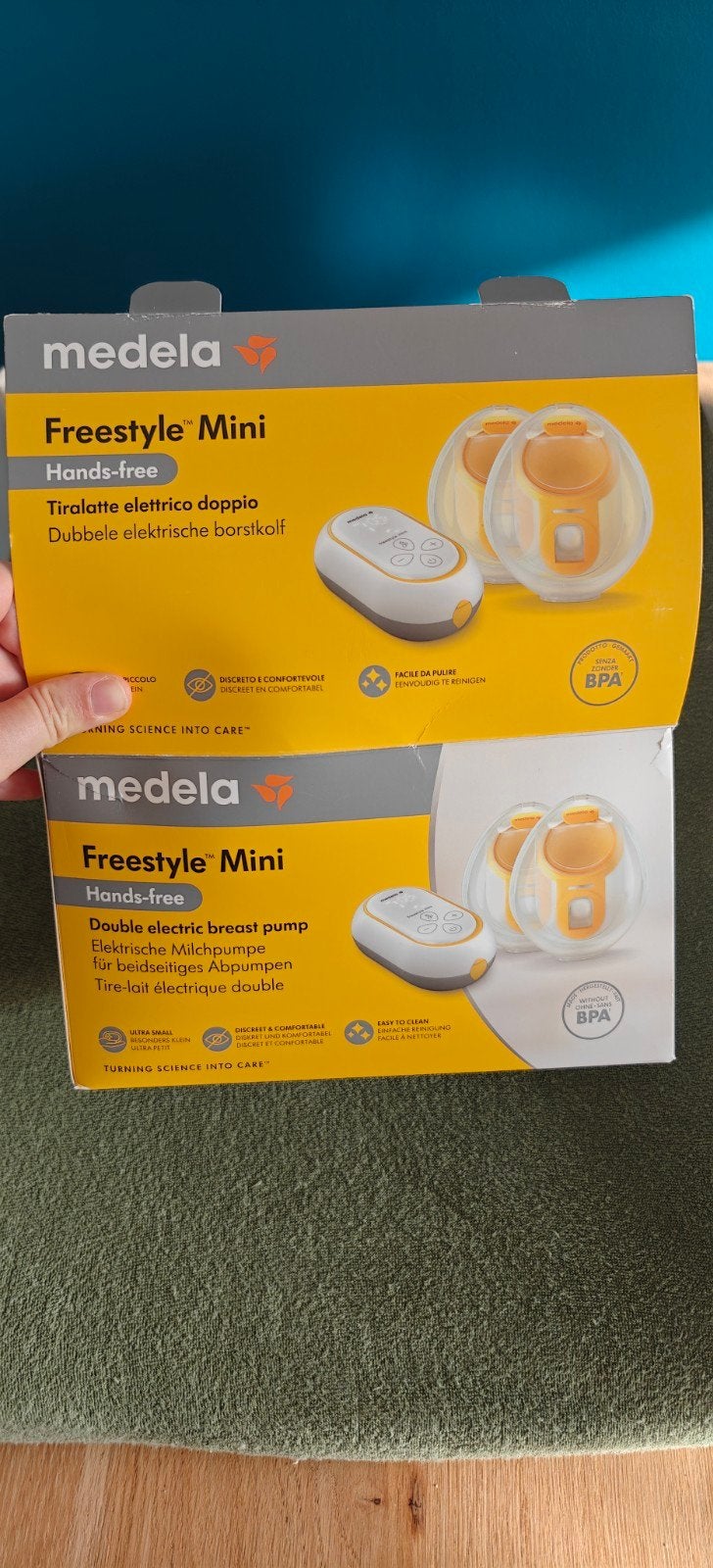 Medela Freestyle Mini Hands-free dubbele borstkolf, Ophalen, Zo goed als nieuw