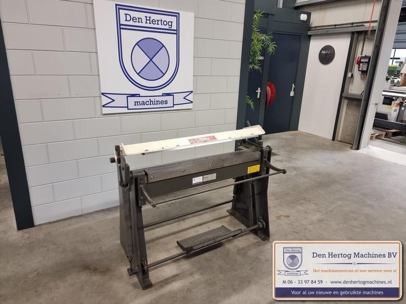 Zetbank JORG 3121 voetpedaal dun plaatbewerkingmachine, Ophalen, Zo goed als nieuw