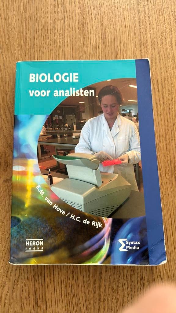Biologie voor analisten, Boeken, Ophalen of Verzenden, Gelezen