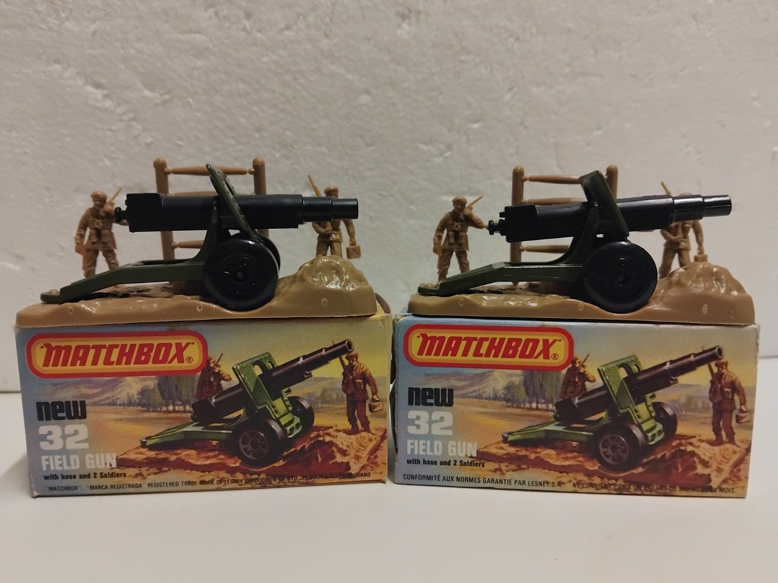 Matchbox #32 Field Gun Kanon 3INCH, Verzamelen, Ophalen of Verzenden, Zo goed als nieuw