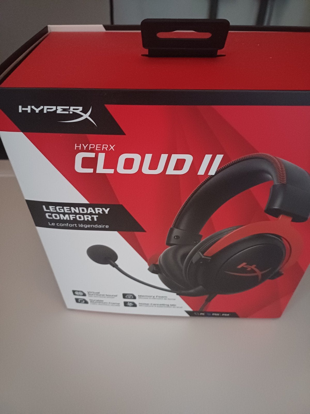 HyperX Cloud II Gaming Headset - Rood/Zwart, HyperX, Gaming, Surround, Ophalen of Verzenden