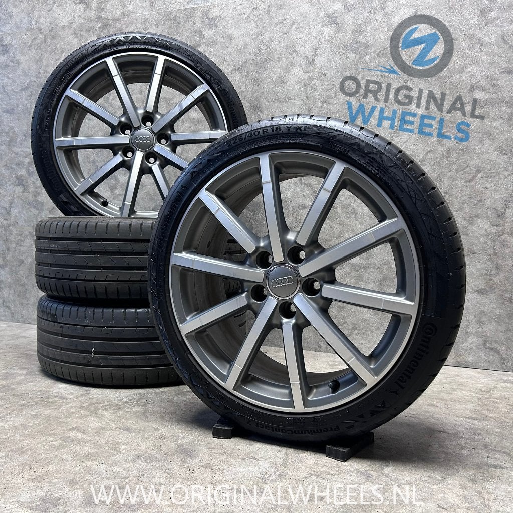 DIV. 18 inch originele S line velgen + zomerbanden Audi A3, Auto-onderdelen, Banden en Velgen, Gebruikt, Banden en Velgen, Ophalen of Verzenden