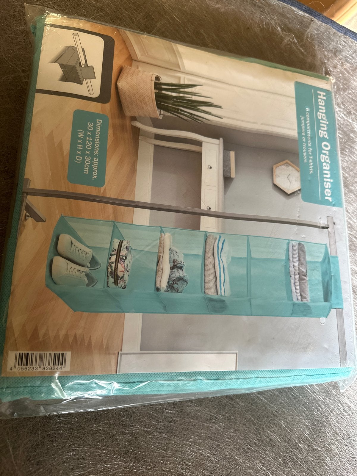 Hangende Opberger 30x120x30cm - 6 vakken, Huis en Inrichting, Kasten | Kledingkasten, Ophalen, Met plank(en), 100 tot 150 cm, Nieuw