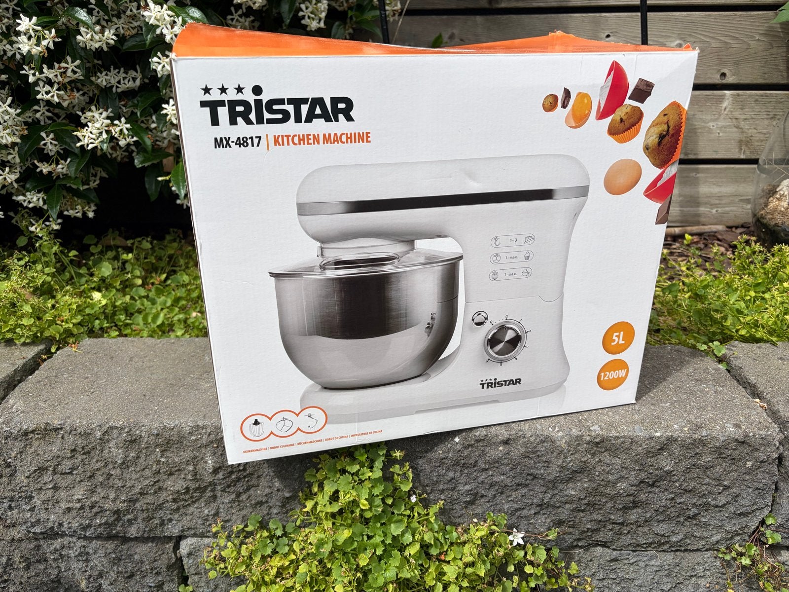 Tristar MX-4817 Keukenmachine - Gloednieuw in doos, 4 liter of meer, Ophalen, Nieuw, 3 snelheden of meer