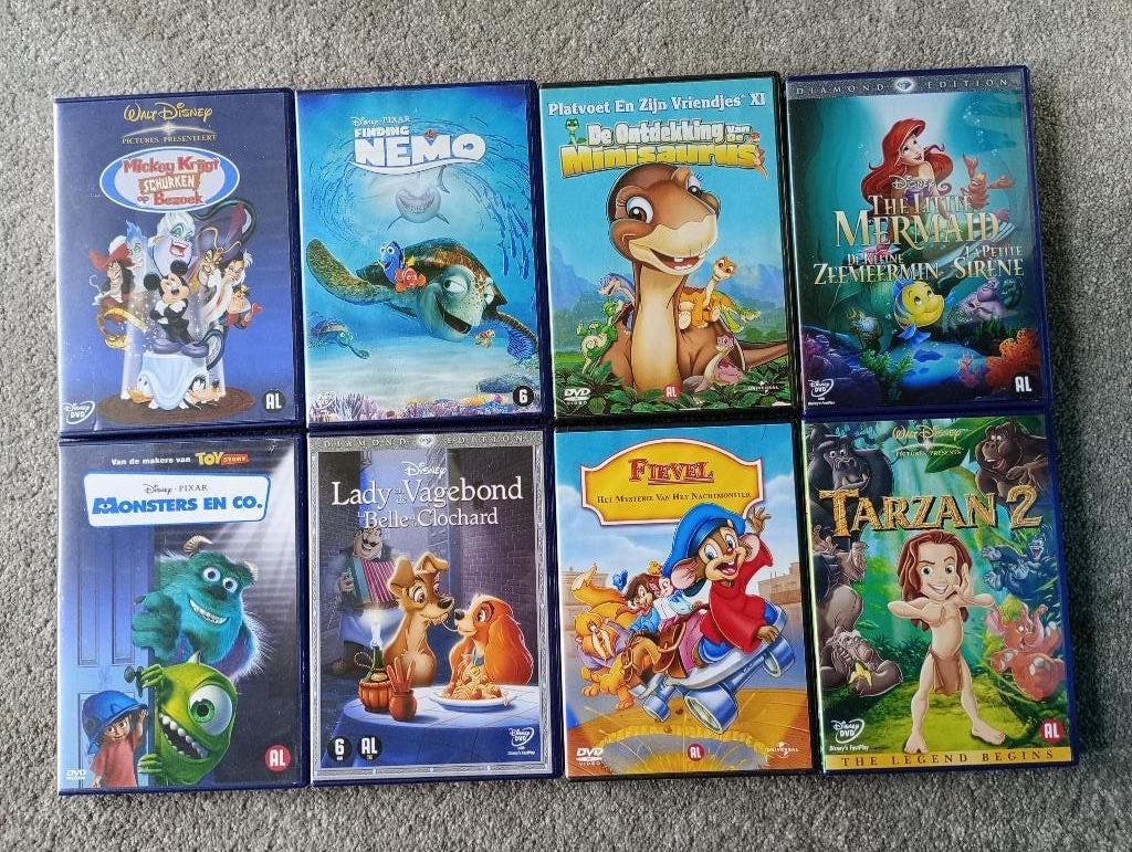 Lion-King Lady en de Vagebond Cars Dombo Planes Jungle boek, Europees, Tekenfilm, Alle leeftijden, Ophalen of Verzenden