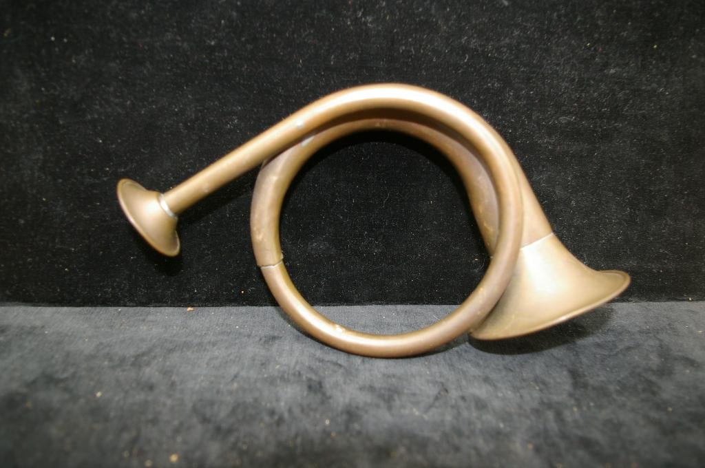 Koperen mini hoorn klein blaasinstrument, Muziek en Instrumenten, Blaasinstrumenten | Hoorns, Ophalen of Verzenden, Gebruikt