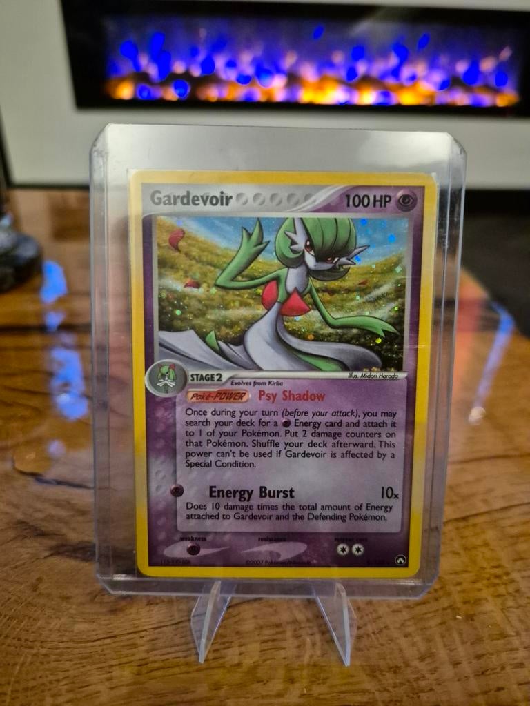 Gardevoir Pokémon Kaart - Holo Rare - EX Ruby & Sapphire, Ophalen of Verzenden, Zo goed als nieuw, Losse kaart, Foil