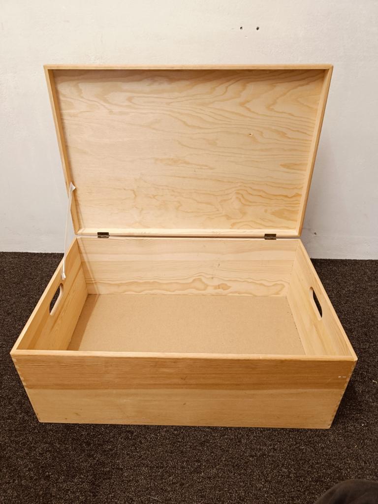 Houten kist 60x40x24, Ophalen, Minder dan 50 cm, Gebruikt, 50 tot 100 cm