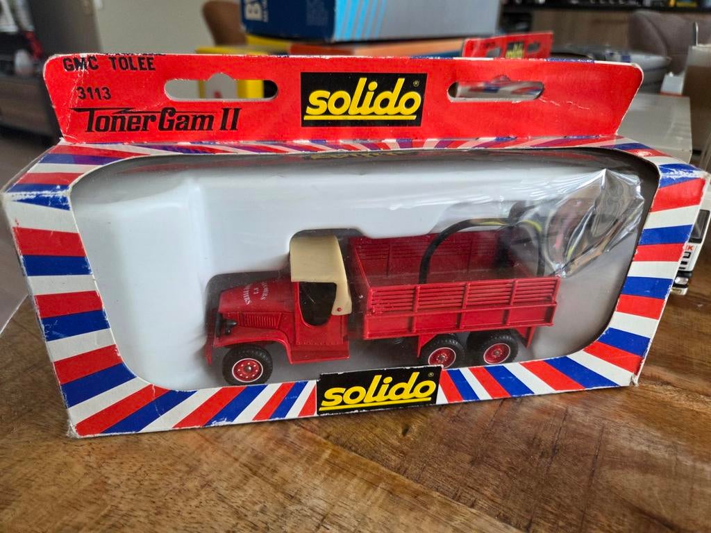 Toner Gam II 3113 Solido metal rood schaal 1:43., Auto, Ophalen of Verzenden, Zo goed als nieuw, .