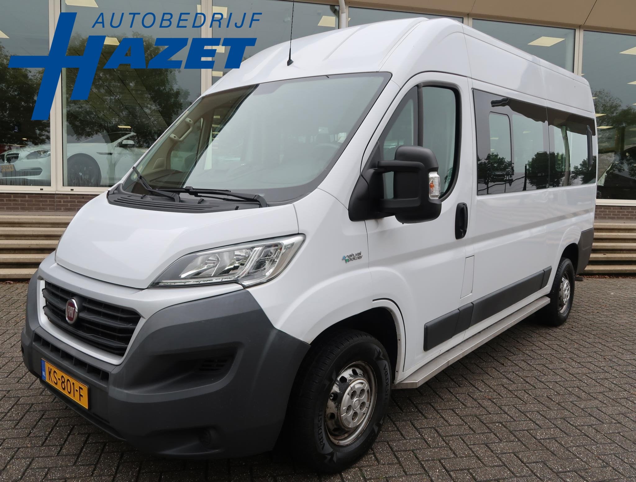 Fiat Ducato Combinato 35 9-PERS. 3.0 NATURAL POWER CNG / BEN, Auto's, Fiat, Voorwielaandrijving, Gebruikt, Euro 6, CNG (Aardgas)