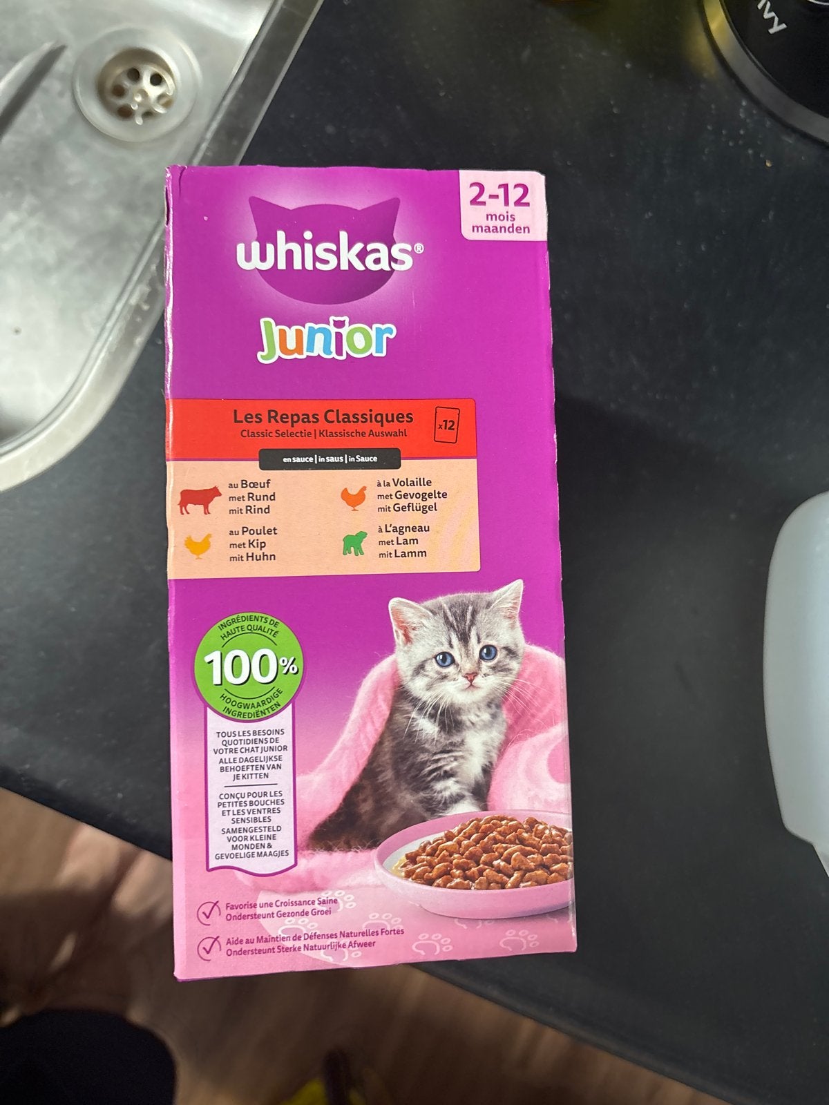 Whiskas junior 2-12 maanden, Ophalen, Kat