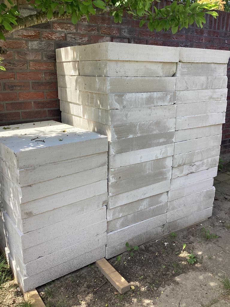 Gibo beton blokken 60x40x10, Doe-het-zelf en Verbouw, Metselstenen, Ophalen, Nieuw