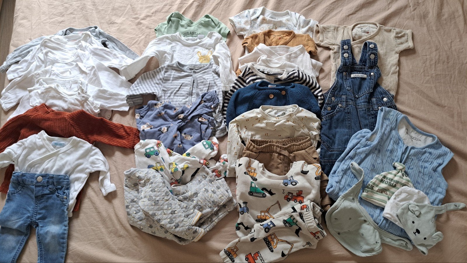 Grote kledingbundel voor babyjongen (maat 50-74), Ophalen, Gebruikt, Diverse, Jongetje