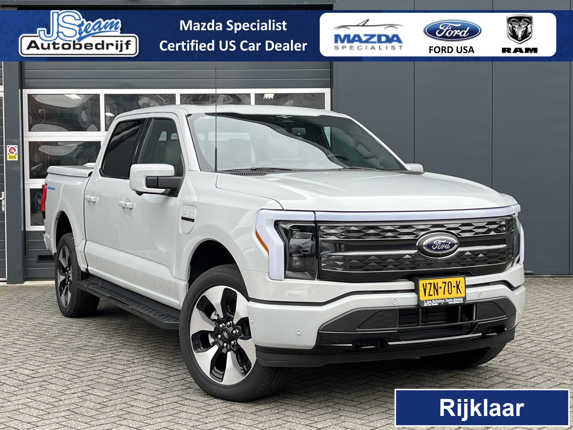 Ford USA F-150 Lightning Platinum Extended Range (510km) Sup, Auto's, Automaat, Gebruikt, Zwart, 589 pk