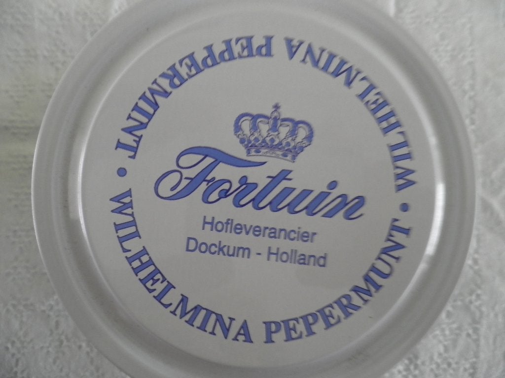 Blik Wilhelmina pepermunt., Ophalen of Verzenden, Gebruikt, Overige, Overige merken