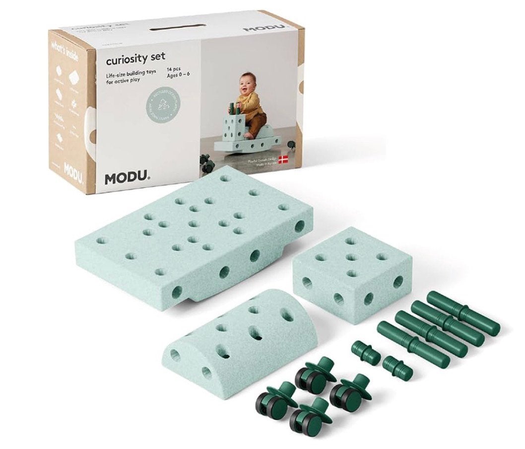 MODU Explorer Set bouwstenen 20pcs Ocean Mint & Forest Green, Ophalen of Verzenden, Nieuw, Overige merken