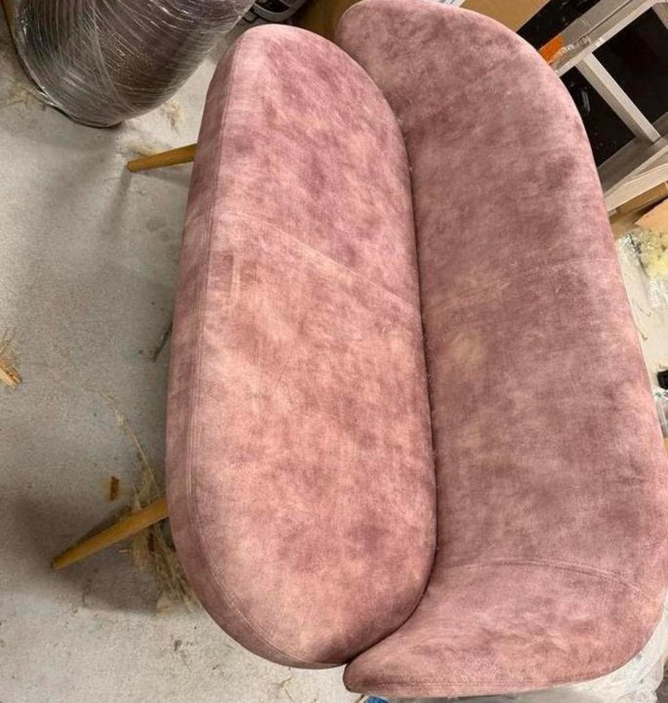 Nieuwe luxe oud roze eetkamerbank, Ophalen, Minder dan 75 cm, Tweepersoons, Zo goed als nieuw