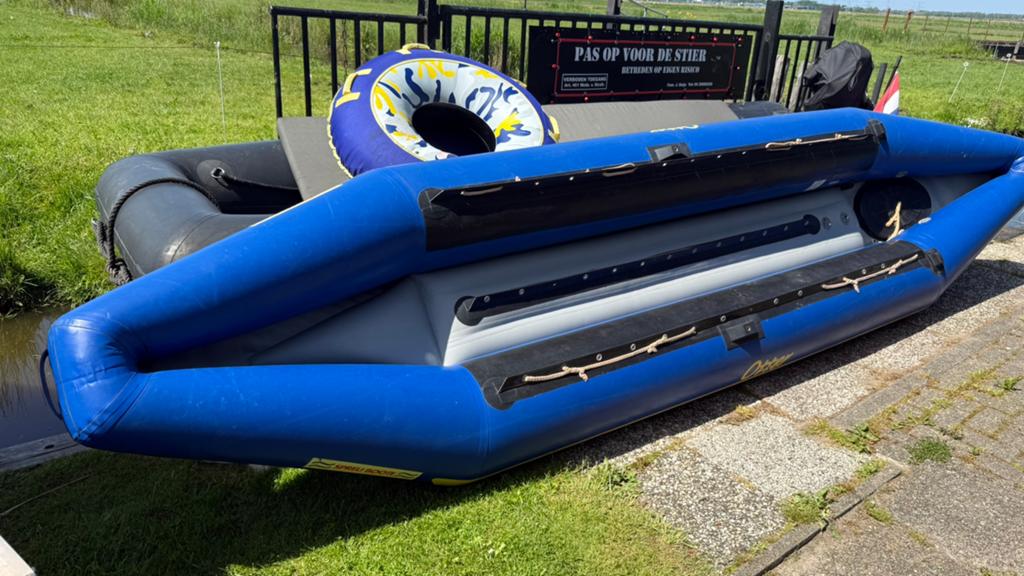 Spreu Otter 460 cm - opblaasbare wildwater raft/kano., Ophalen, Opblaasbaar, Gebruikt, 3-persoons of meer