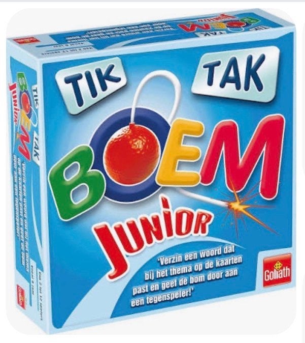 Tik Tak Boem Junior - Spannend woordspel voor kinderen, Drie of vier spelers, Ophalen, Gebruikt