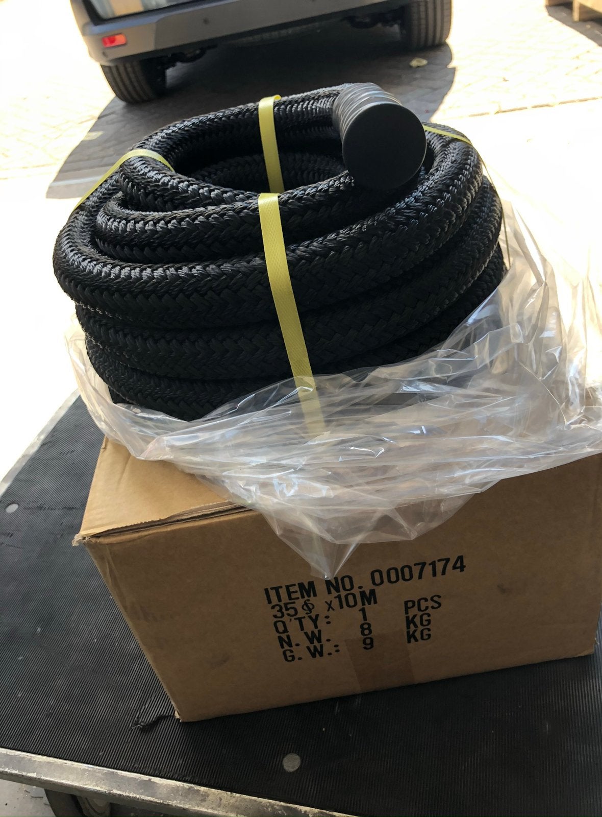 Battlerope battle rope slam touw nieuw 8 kg, 8 kg, Ophalen of Verzenden, Zo goed als nieuw, Battle rope