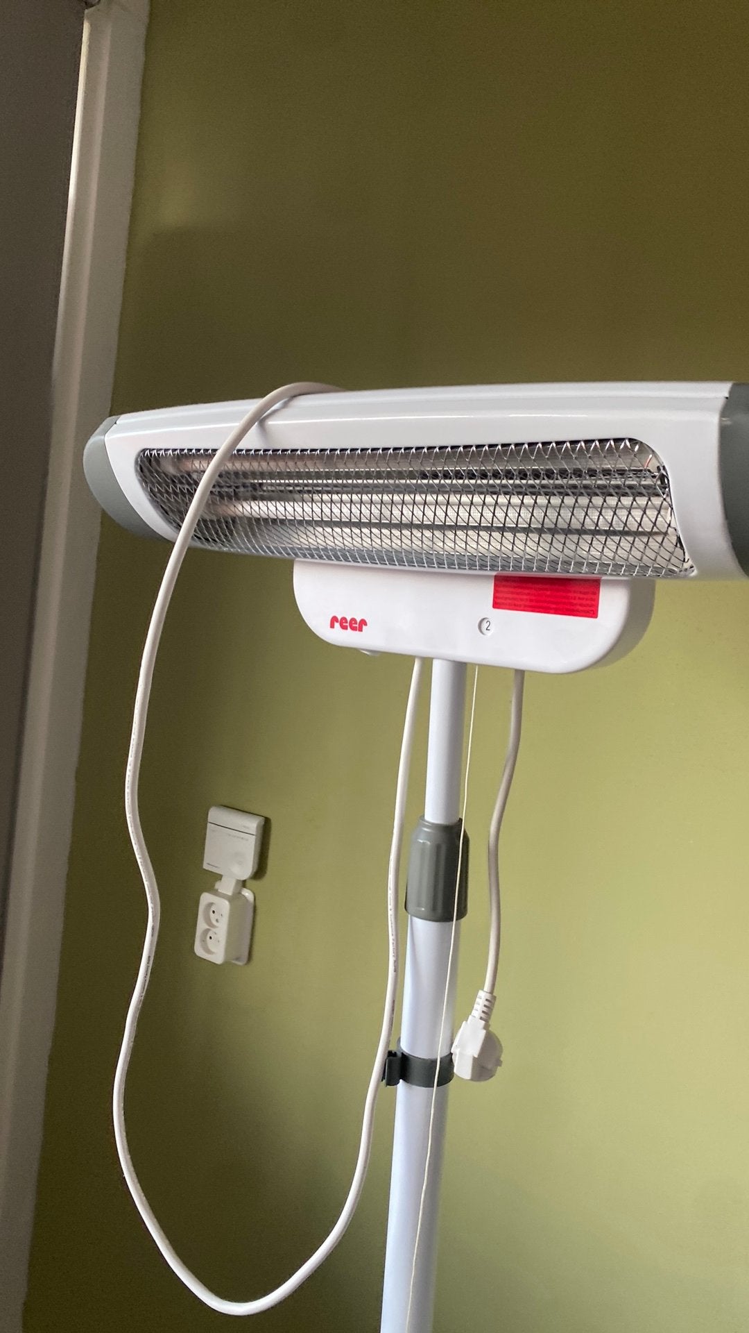Reer Infrarood Warmtelamp / Heater op standaard, Ophalen, Zo goed als nieuw