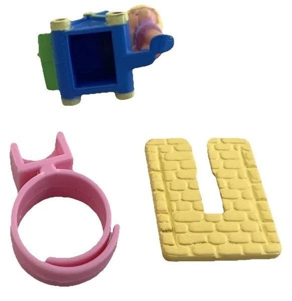 Polly Pocket Kinderwagen En Baby Ring Vintage Bluebird 1990, Coolsingel 104, 3011 AG Rotterdam, Netherlands, Verzenden, Zo goed als nieuw