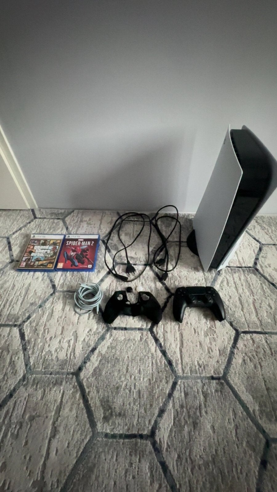 Playstation5 met spelletjes en gips, Ophalen, Gebruikt, Audiokanaal 4.1