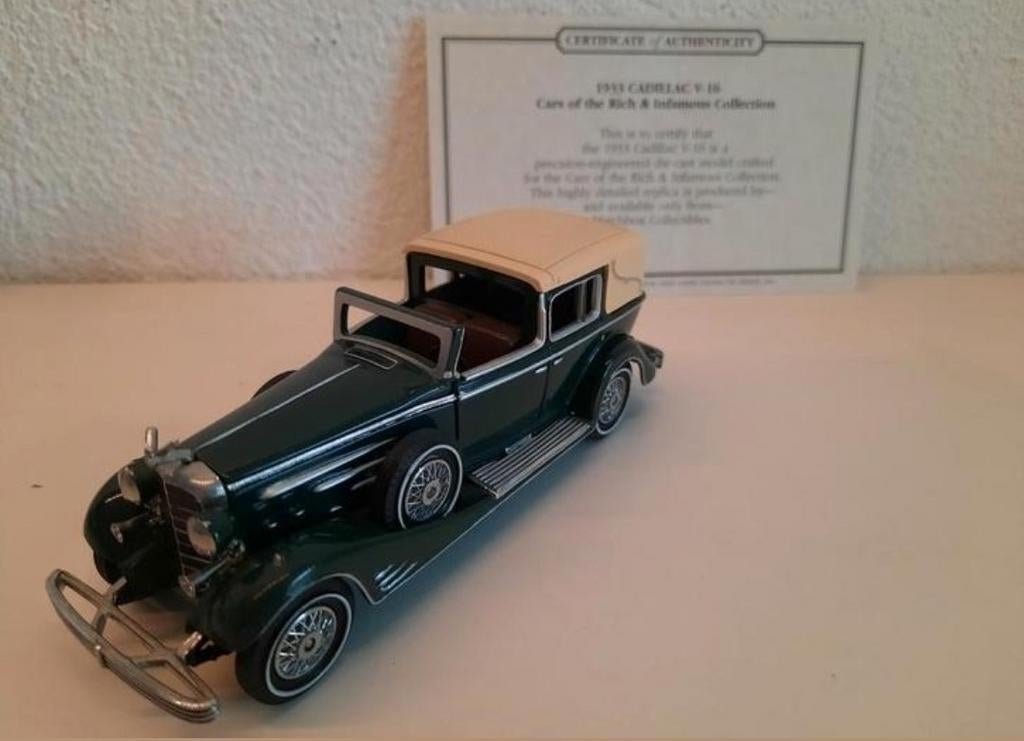 Matchbox Collectibles 1933 Cadillac V-16 Diecast Modelauto, Hobby en Vrije tijd, Modelauto's | 1:43, Ophalen of Verzenden, Zo goed als nieuw