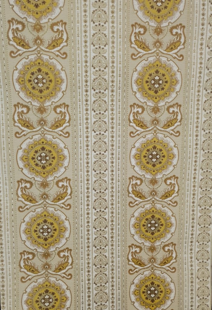 13563 Klassiekvintage  kasteelbehang naturel look swiet, Ophalen of Verzenden, Bruin