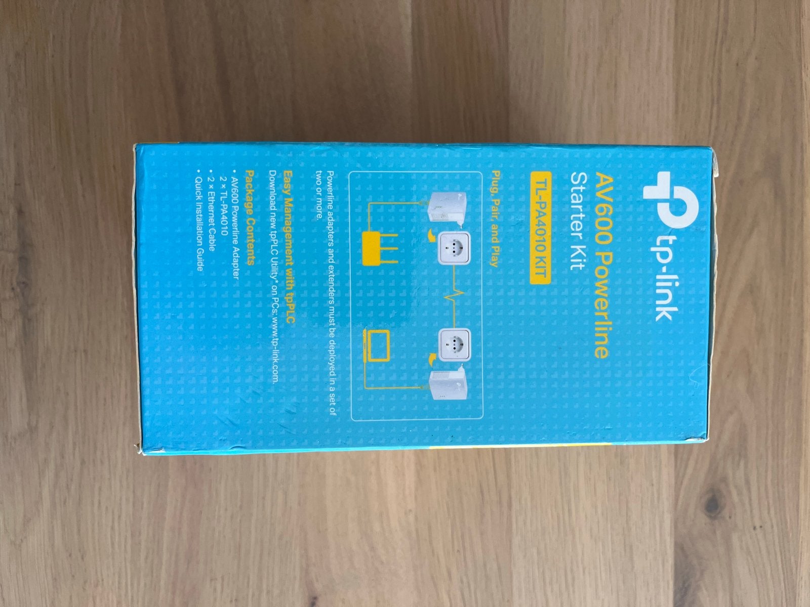 TP-Link AV600 Powerline Starter Kit TL-PA4010 KIT, Ophalen of Verzenden, Nieuw