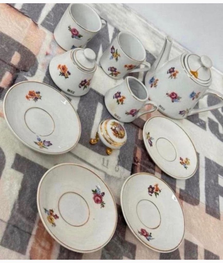 Van Nelle vintage 1960-1970 kinderservies porselein servies, Ophalen of Verzenden