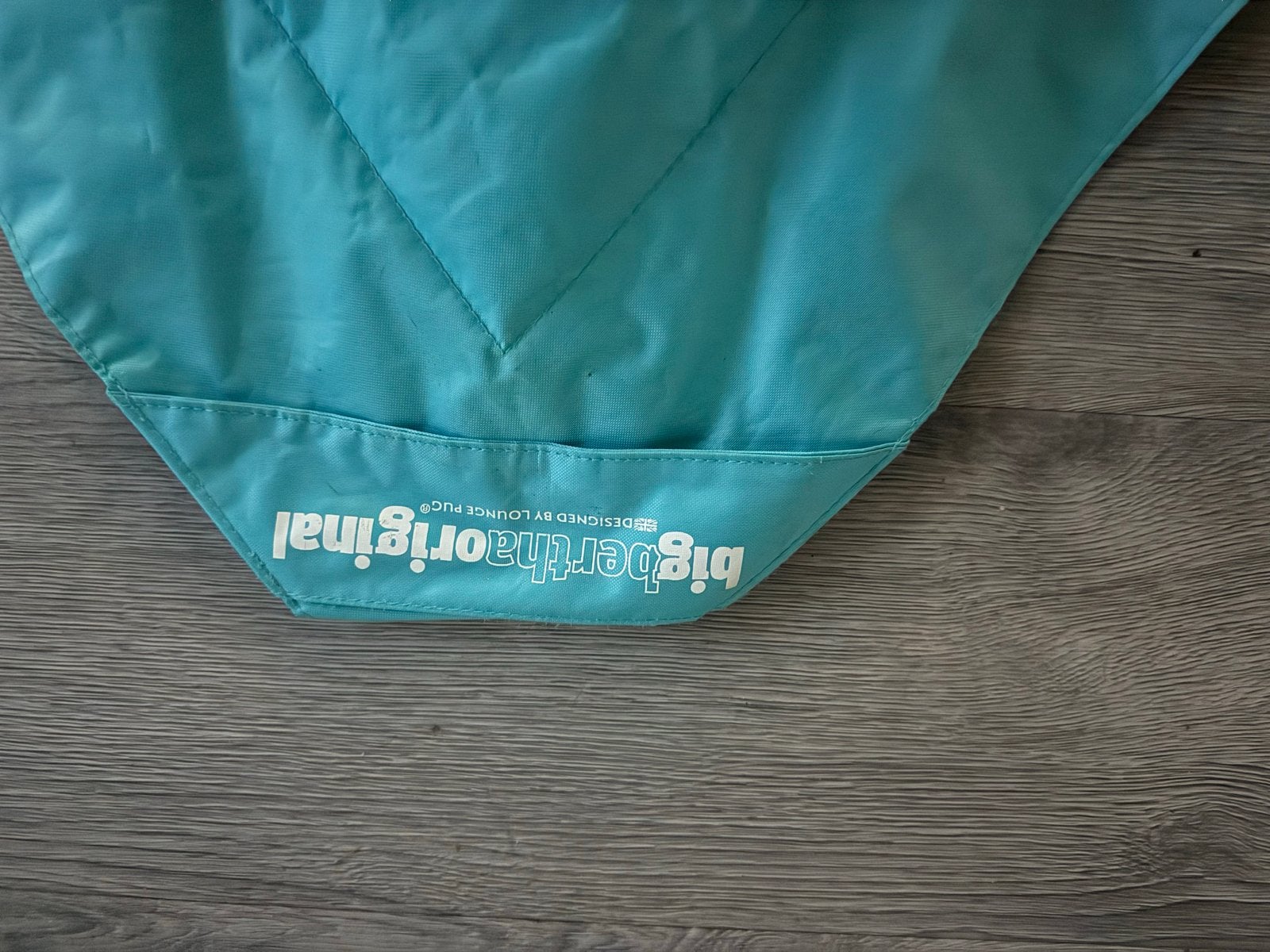 Big Bertha Original Zitzak XXL Aqua - Zo goed als nieuw, Ophalen, Zo goed als nieuw, Blauw, Zitzak