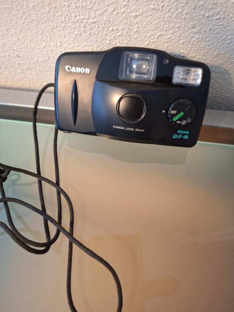 Vintage Analoge Canon Prima BF-8 Camera met Tas - Defect, Ophalen of Verzenden